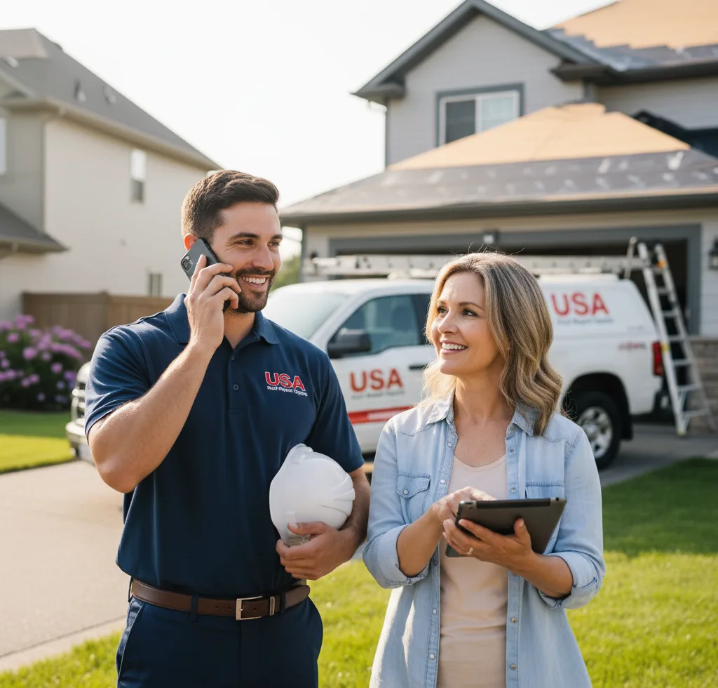 USA Roof Repair Experts customer support in Clarinda